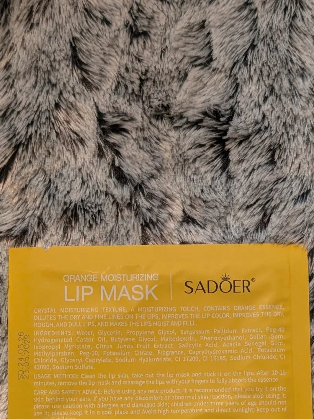 Sadoer Sweet Strawberry Lip Mask – Pink Hydrating Lip Treatment